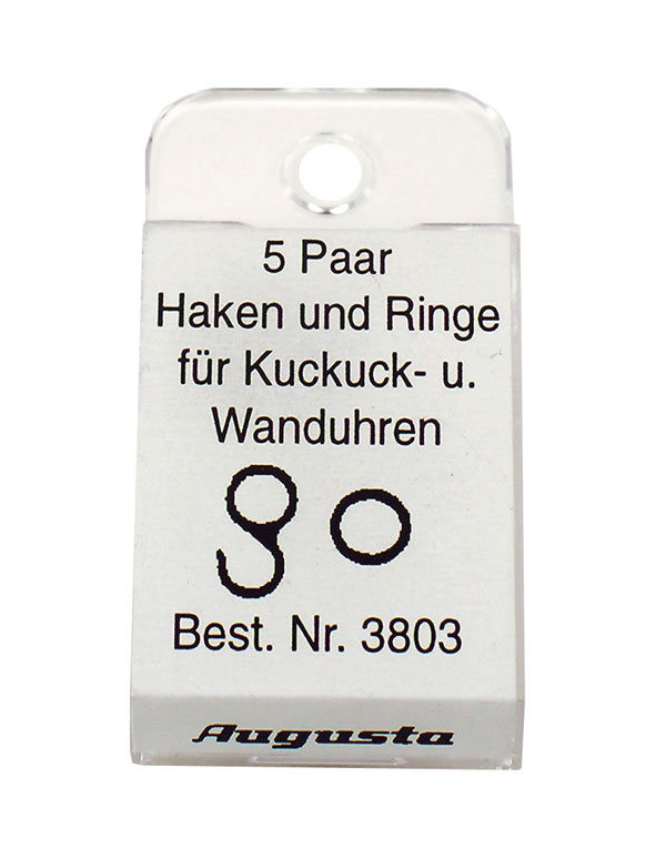 Haken und Ringe für Kuckucks- und Wanduhren Haken und Ringe für Kuckucks- und Wanduhren