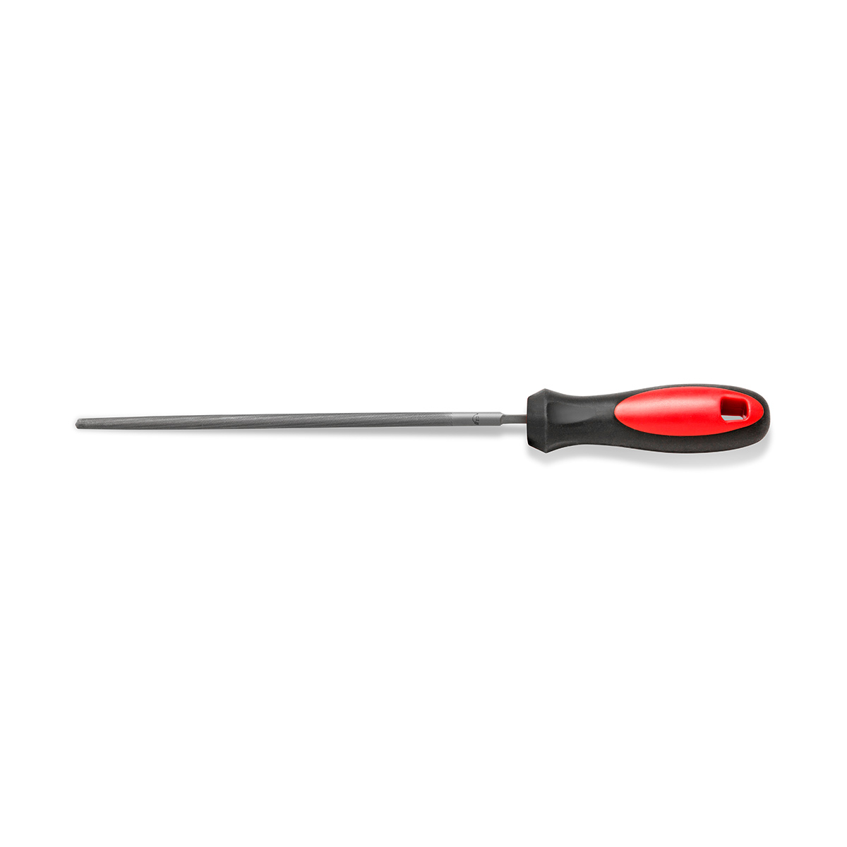 Werkstattfeile rund mit 2 Komponentengriff