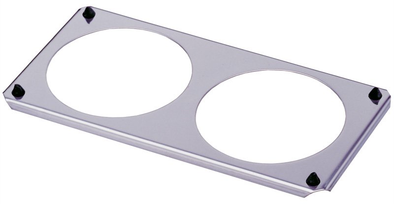 Edelstahl-Einsatzdeckel für 2 Bechergläser