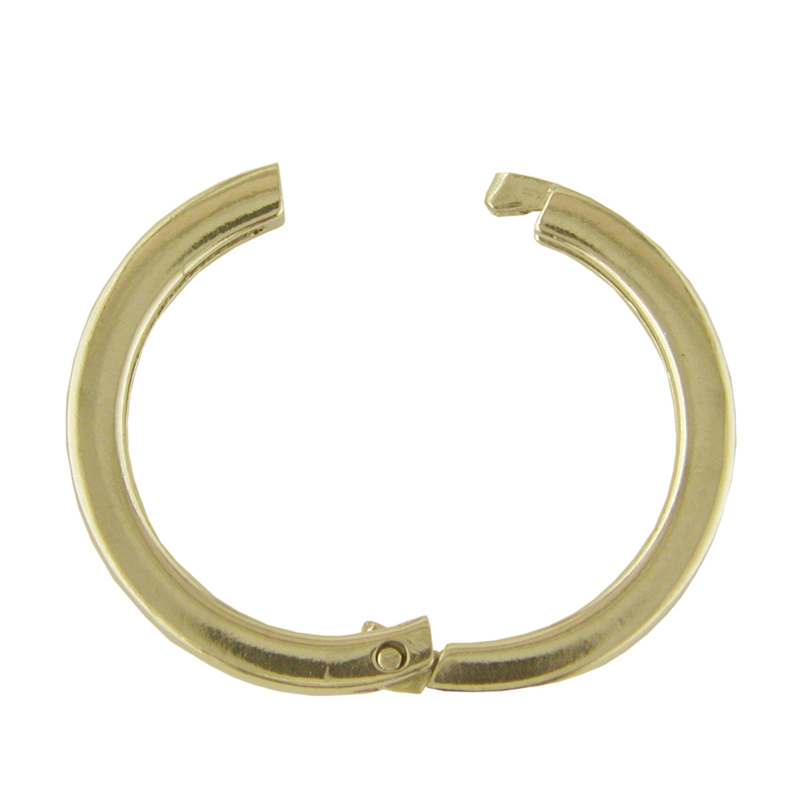 657.49910 Ketten-Clip groß, rund, glatt, Silber