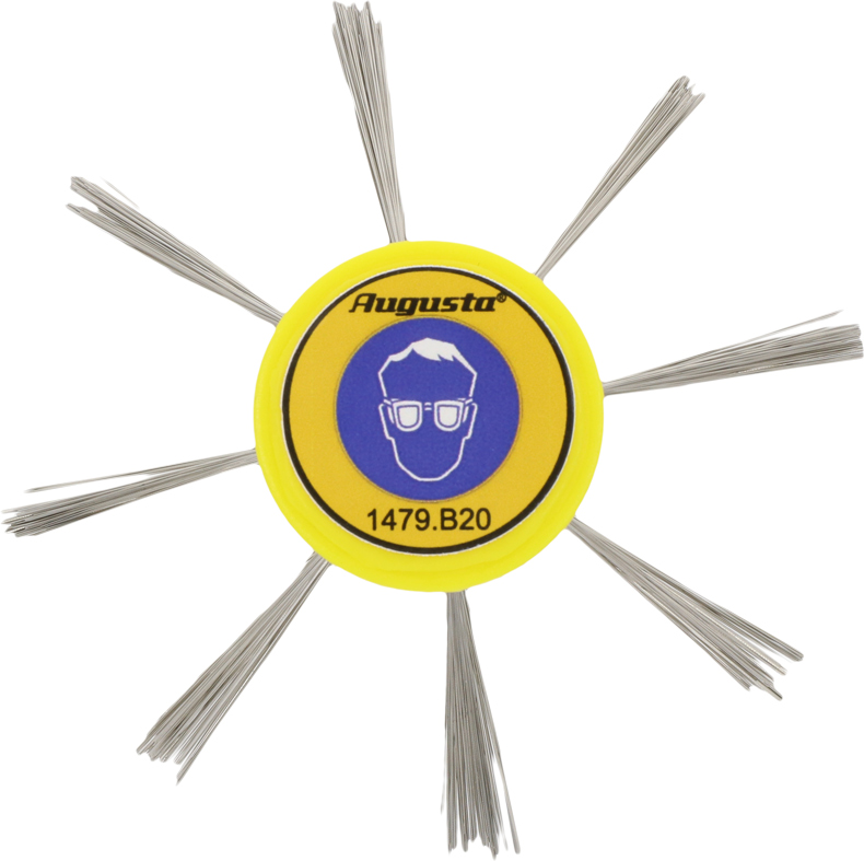 Mattschlagbürste gelb