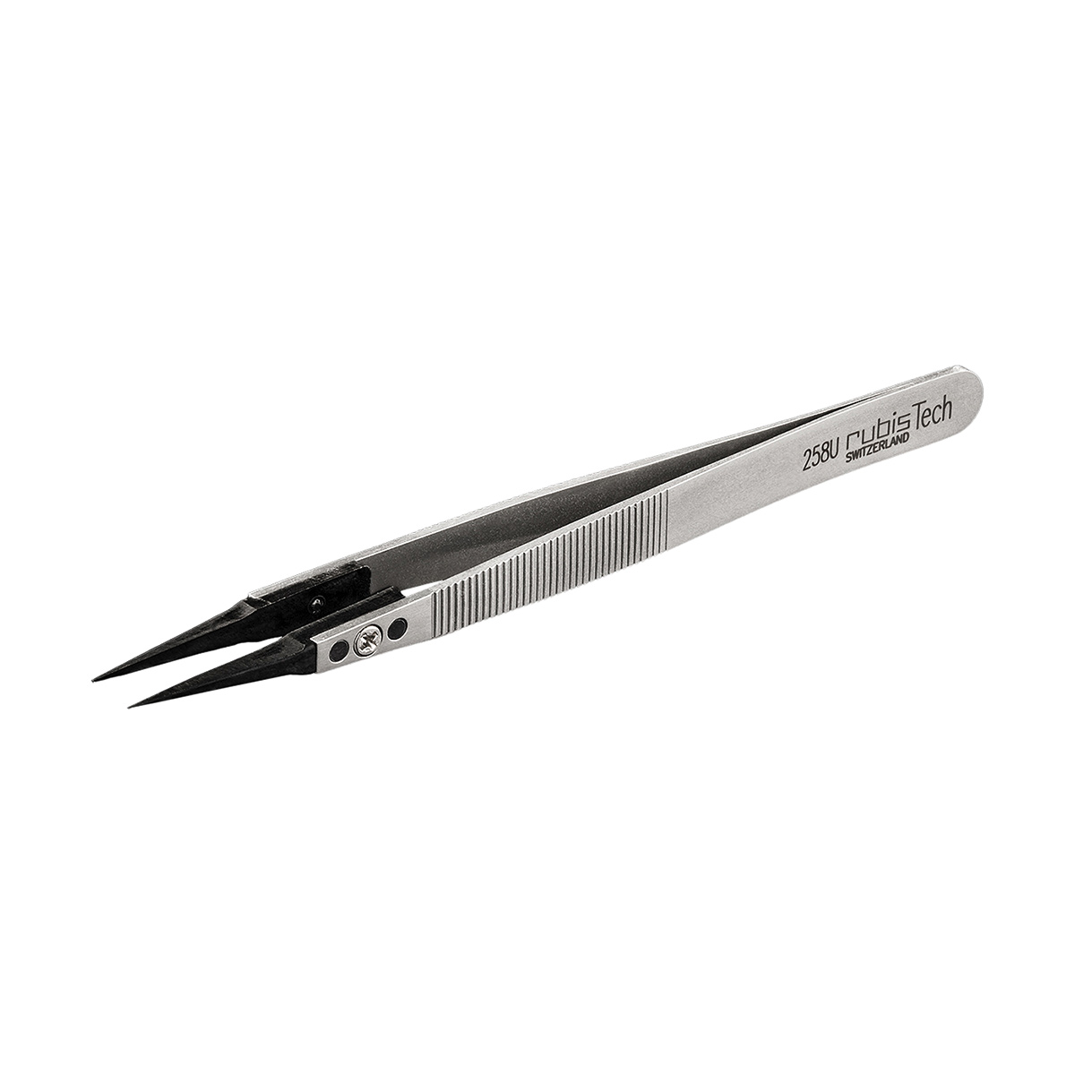 4139_T258U Rubis Pinzette Titan Nr. 258 U PEEK