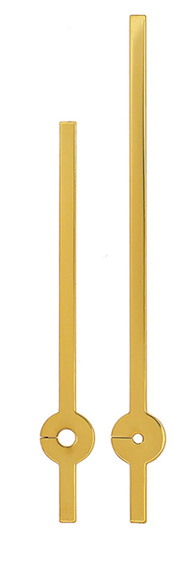 Großuhrzeiger gelb 80/60 mm