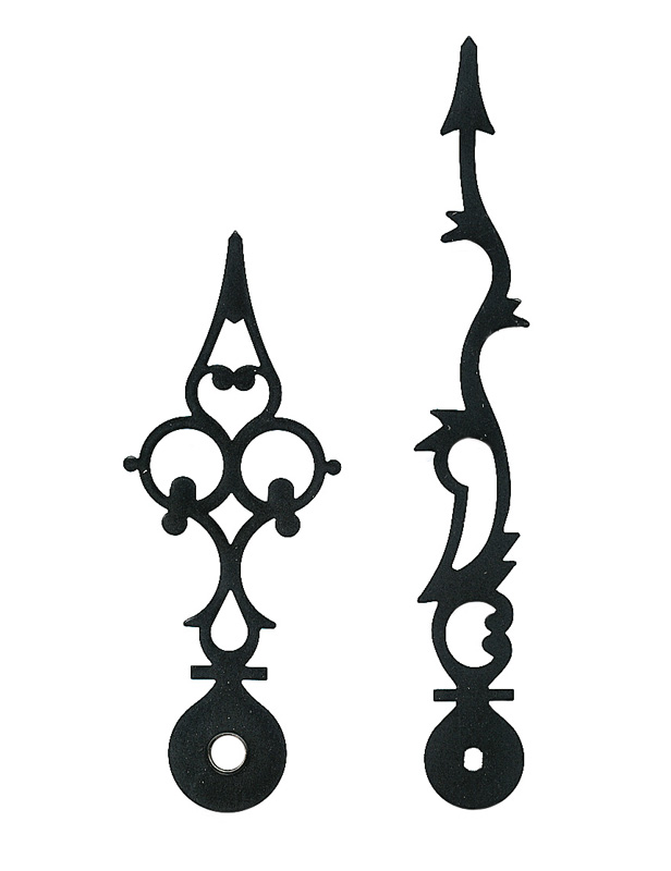 Großuhrzeiger schwarz 110/80 mm Großuhrzeiger schwarz 110/80 mm