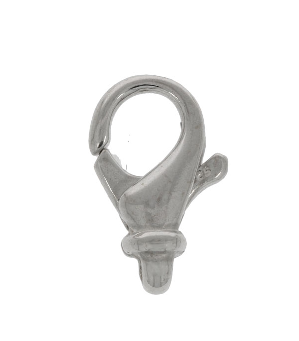 Schmuckkarabiner 18 mm mit fester Öse