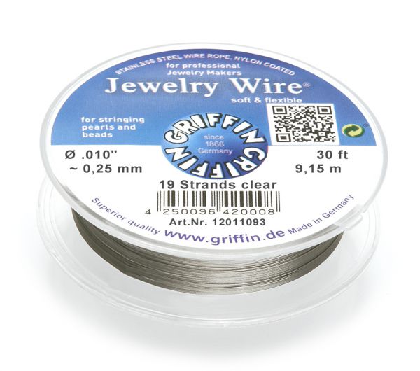 Griffin Jewelry Wire Ø 0,25 mm transparent