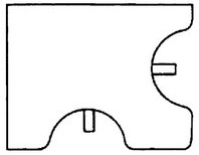 Werktisch für Goldschmiede, 2-sitzig