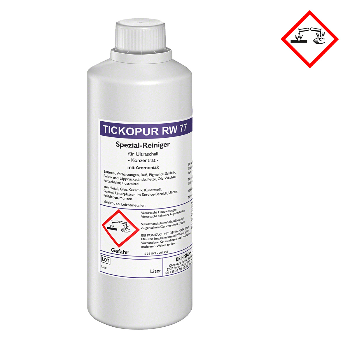 5307_77_Gefahr Reinigungslösung Tickopur RW 77