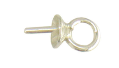 Perlschale 4 mm, Gold 333, lose Perlschale 4 mm, Gold 333, lose