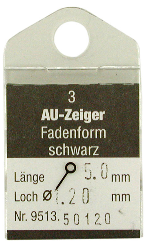 Armbanduhrzeiger für Quartzwerke Armbanduhrzeiger für Quartzwerke