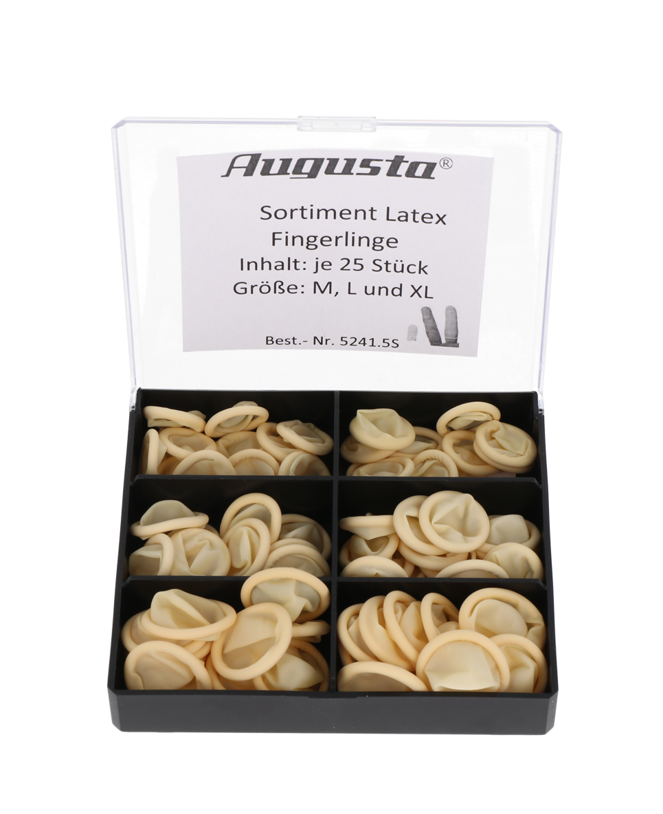 Sortiment Fingerlinge aus Latex