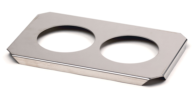 Lochdeckel für 2 Bechergläser Lochdeckel für 2 Bechergläser