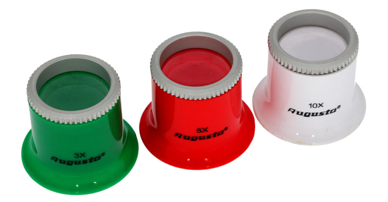 Set farbige Uhrmacherlupen Set farbige Uhrmacherlupen