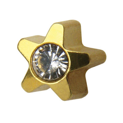 66136.504 Medico Erstohrstecker vergoldet