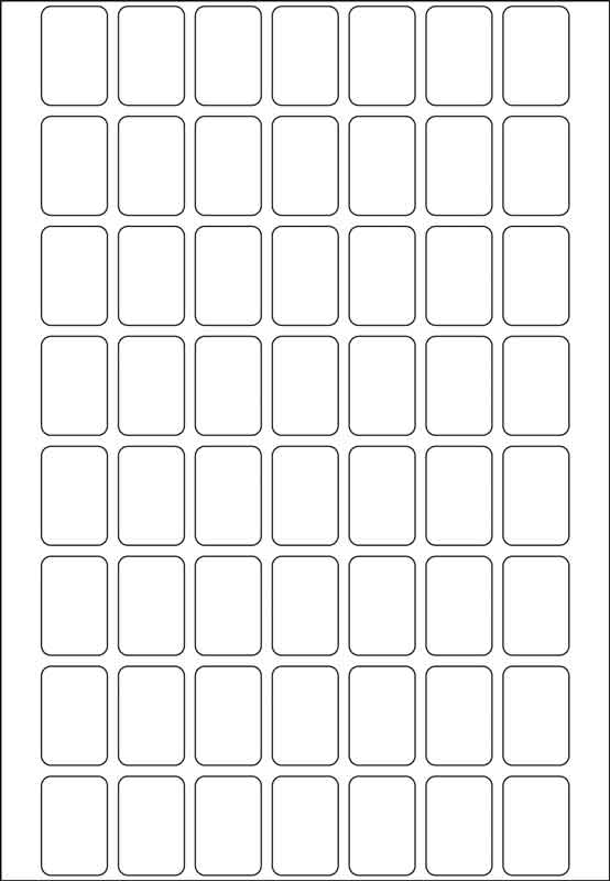 Haftetiketten weiß