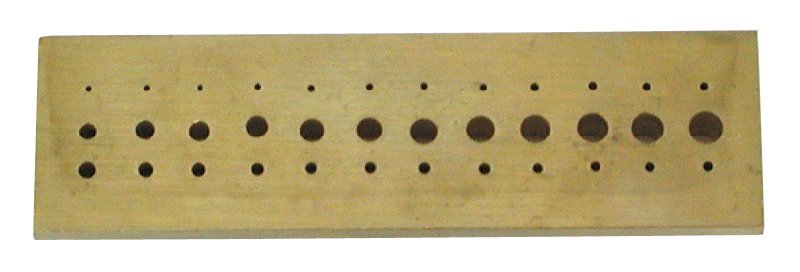 Nietbänkchen Messing