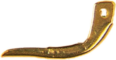 Bügel für Patentbrisuren ohne Böckchen, groß, Gold 375