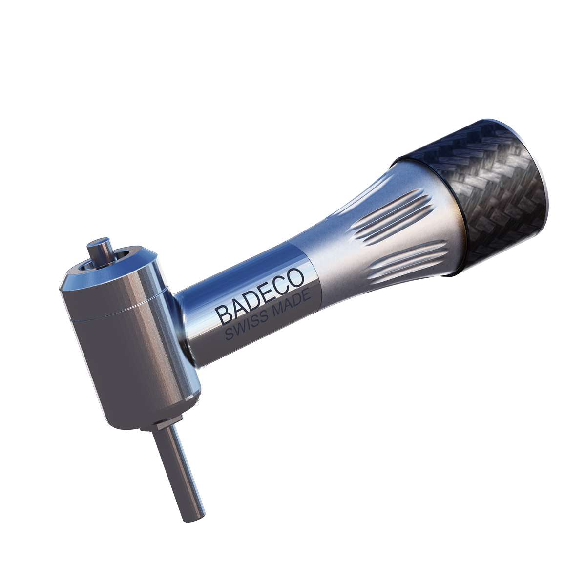 Badeco Feilhandstück Nr. 5B90, 90° abgewinkelt Badeco Feilhandstück Nr. 5B90, 90° abgewinkelt