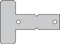 Etiketten Plastik weiß, ohne Druck