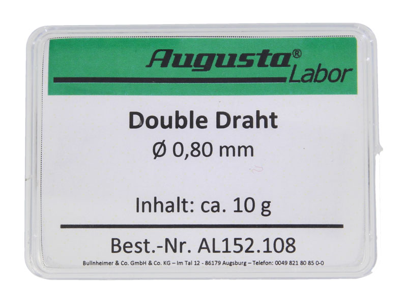 Doublé-Draht Ø 0,80 mm Doublé-Draht Ø 0,80 mm