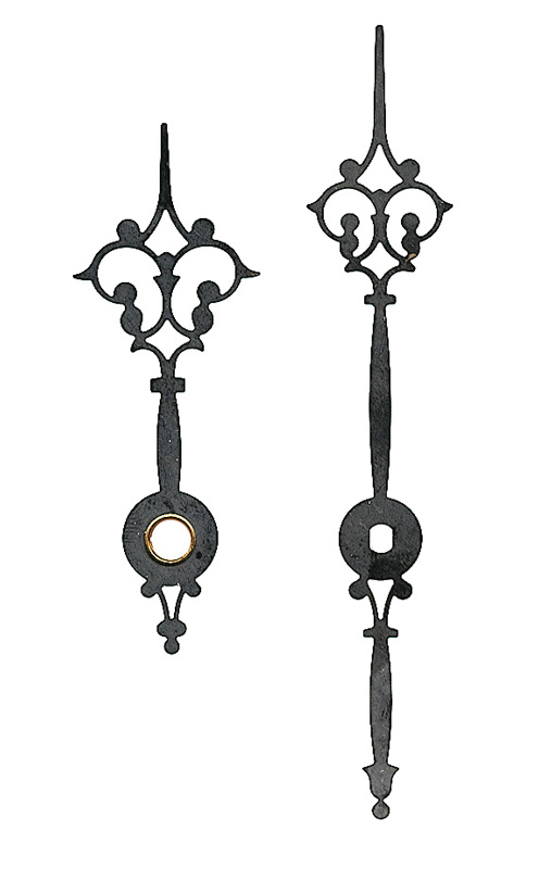 Großuhrzeiger schwarz 65/54 mm