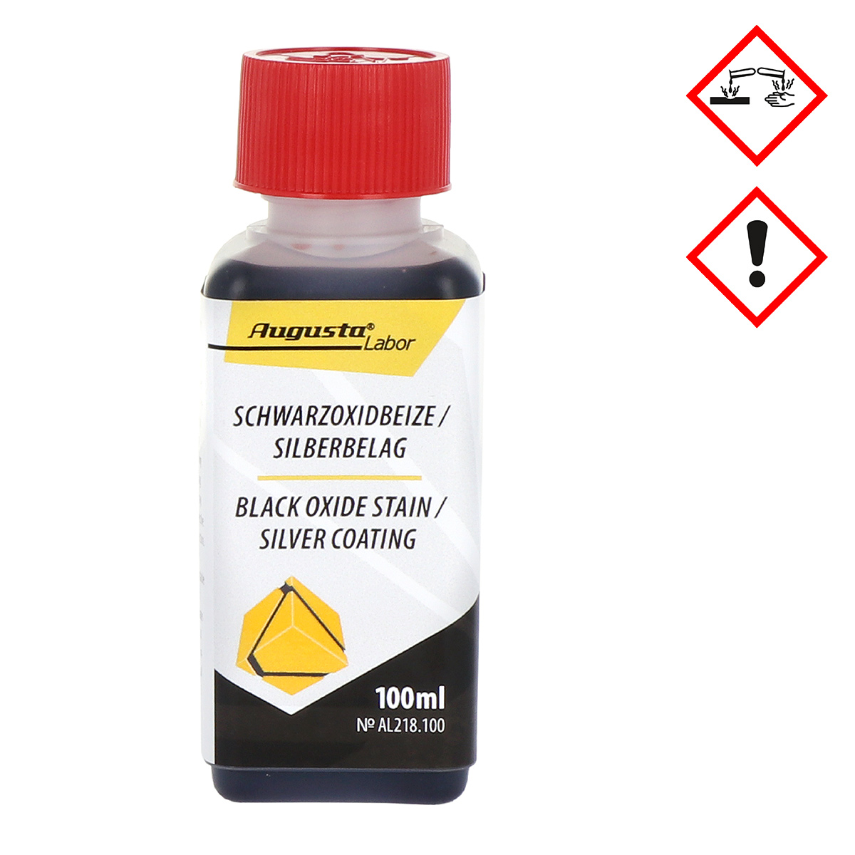 Schwarzoxidbeize/Silberbelag
