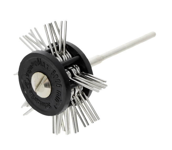 Mattschlagbürste schwarz