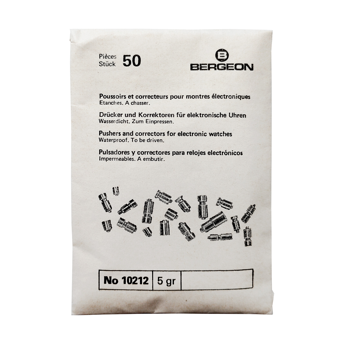 10212_BG Bergeon Sortiment Drücker und Korrektoren