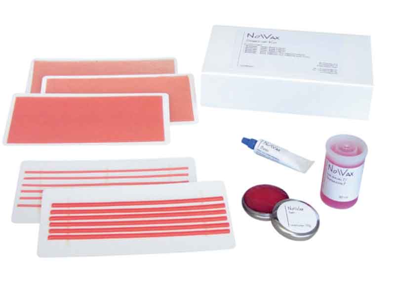 Genarbte Platten 0,35 x 70 x 140 mm, 5 Stück