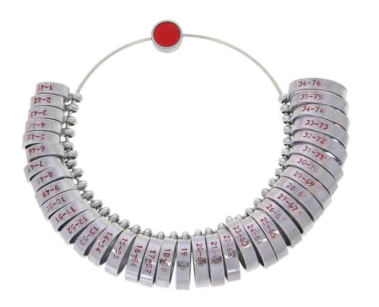 Ringmaß Umfang 41 - 76 mm