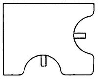 Werktisch für Goldschmiede, 2-sitzig